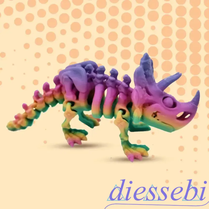 Dinosauro 3D Multicolor
