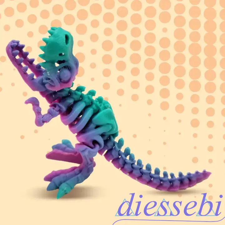 Dinosauro 3D Multicolor