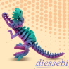 Dinosauro 3D Multicolor