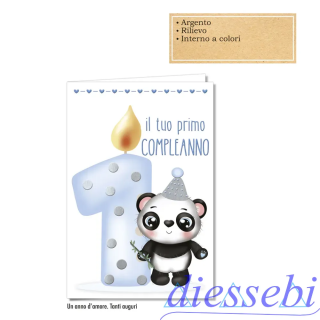 Biglietto Compleanno 1 Anno Lui