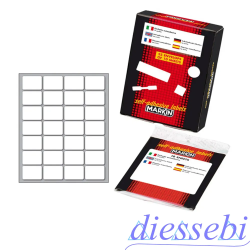 Etichette Adesive 27x19mm Markin