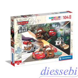 Puzzle Cars on the Road Supercolor Clementoni