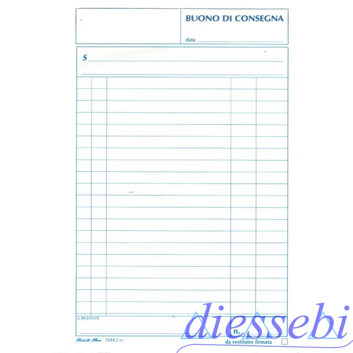 Blocco Buoni di Consegna Flex