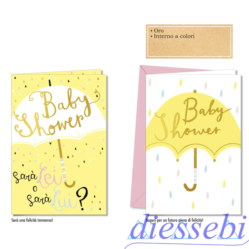 Biglietto Baby Shower