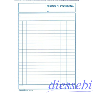 Blocco Buoni di Consegna 3 copie autoricalcante