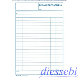 Blocco Buoni di Consegna 3 copie autoricalcante