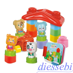 Costruzioni Morbidi Baby Happy Farm Soft Clemmy Clementoni