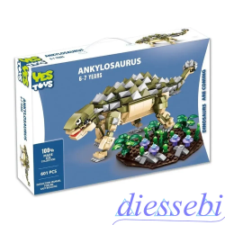 Costruzioni Ankylosaurus Museo Fossile