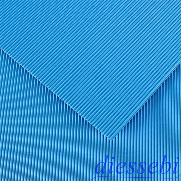 Cartoncino Ondulato Azzurro