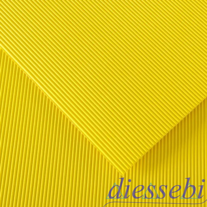 Cartoncino Ondulato Giallo