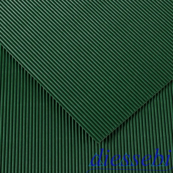 Cartoncino Ondulato Verde Scuro