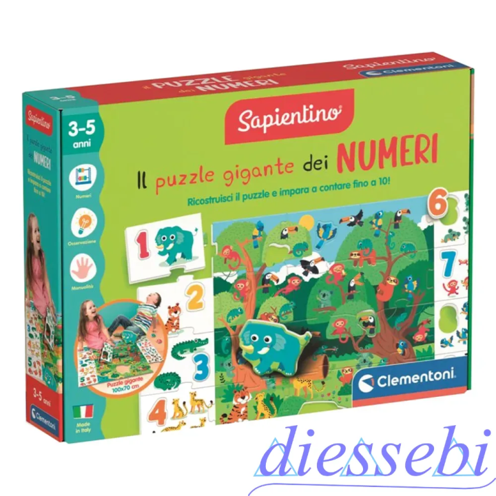 Sapientino Il Puzzle Gigante dei Numeri Clementoni