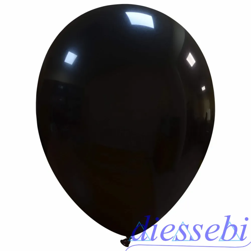 Palloncino Lattice 12'' Pastello Nero Ossidiana