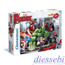 Puzzle Maxi Avengers Super Color Clementoni