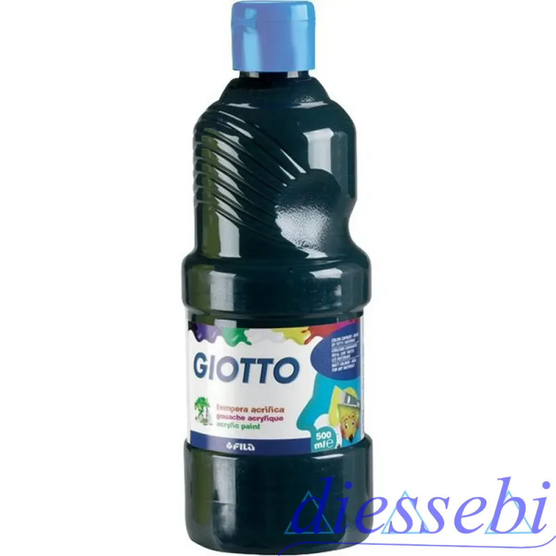 Tempera Pronta 500ml Nero Extra Quality Giotto