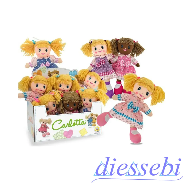 Bambola di Pezza Floreale 30cm