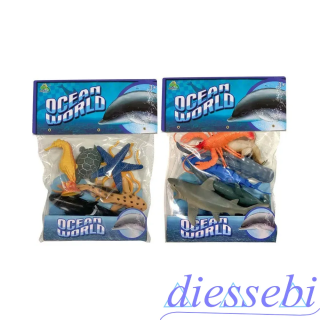 Busta Animali Marini Ocean World 6 Pezzi