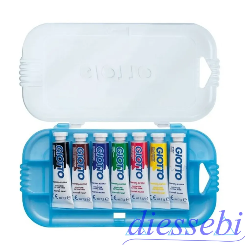 Confezione 7 Tubetti Tempera Giotto