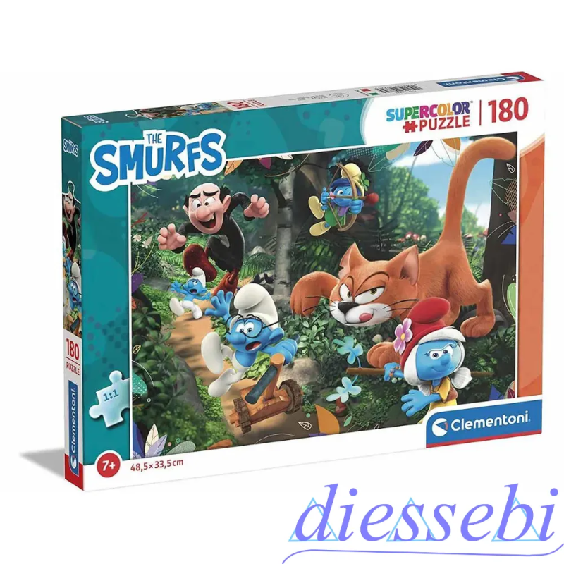 Puzzle Maxi I Puffi 180 Pezzi Clementoni