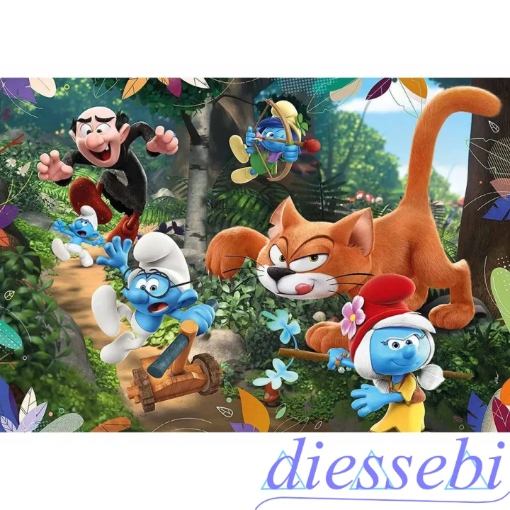 Puzzle Maxi I Puffi 180 Pezzi Clementoni