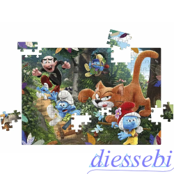 Puzzle Maxi I Puffi 180 Pezzi Clementoni