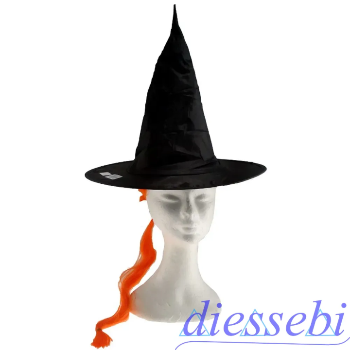 Cappello Strega Baby con Capelli Arancione