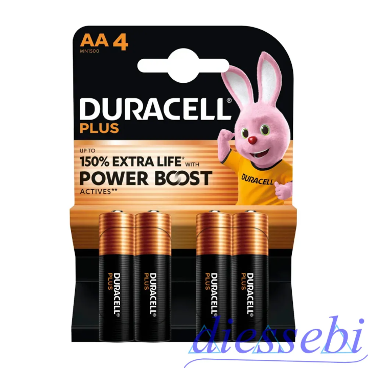 Batteria AA Stilo Duracell Plus Power Boost