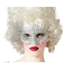 Maschera Veneziana Donna Argentata