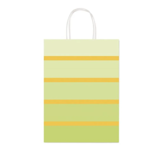 Shopper Bicolore Verde/Giallo M