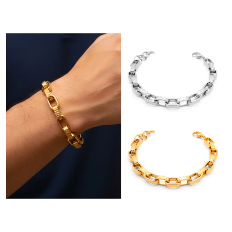 Bracciale Uomo Catena Acciaio Cortina Polo Style