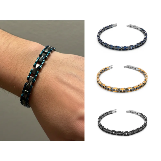 Bracciale Uomo Acciaio Cortina Polo Style