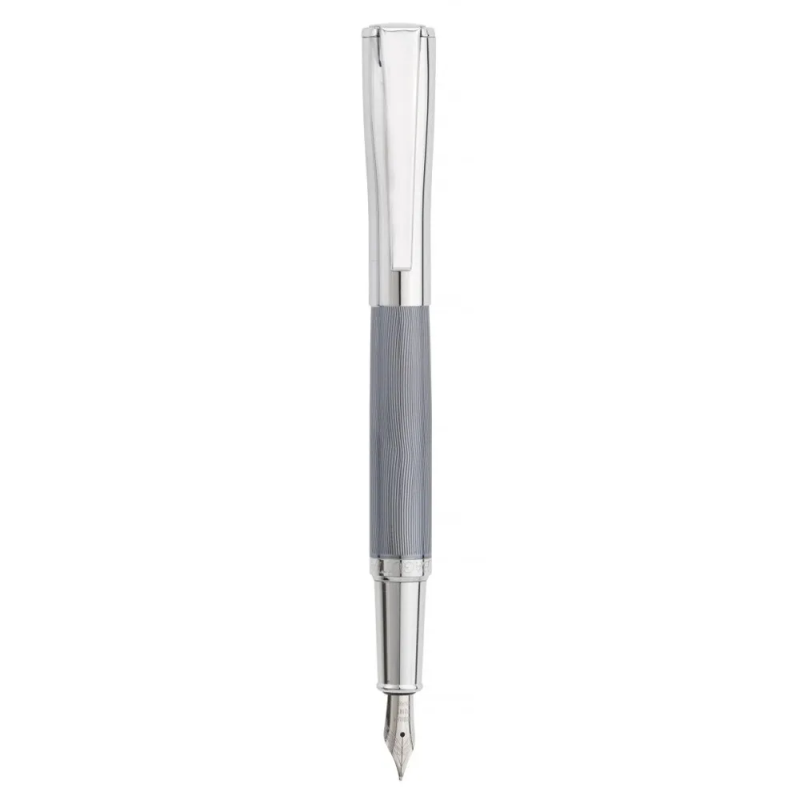 Penna Stillografica Argento Bagutta