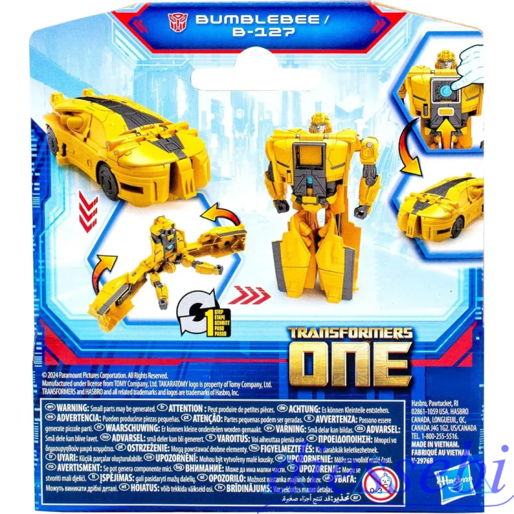 Transformers One 1 Step Changer Bumblebee B-127 Hasbro