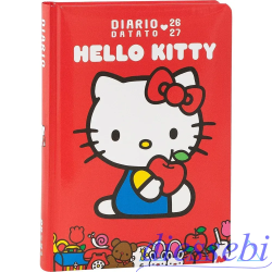 Diario Hello Kitty Red Stripes 2026/27