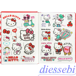 Diario Hello Kitty Red Stripes 2026/27