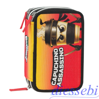 Astuccio 3 Zip Brainrot Capuchino Assassino