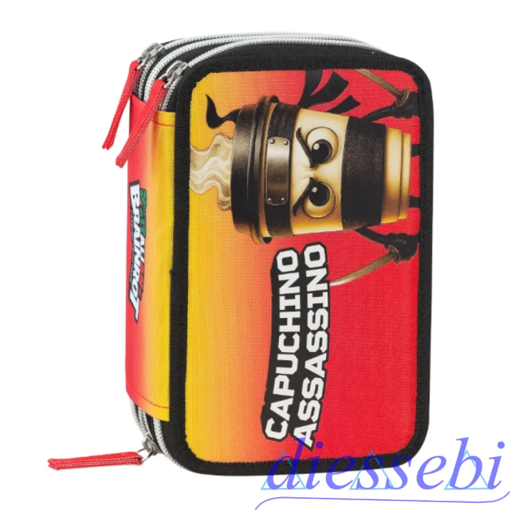 Astuccio 3 Zip Brainrot Capuchino Assassino