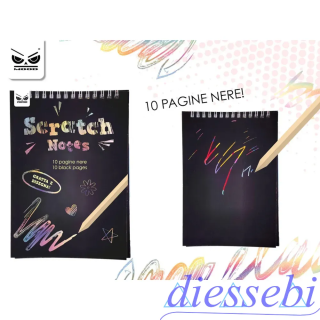 Mini Block Notes A6 Scratch