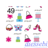 Rotolo Carta Regalo Party Girl
