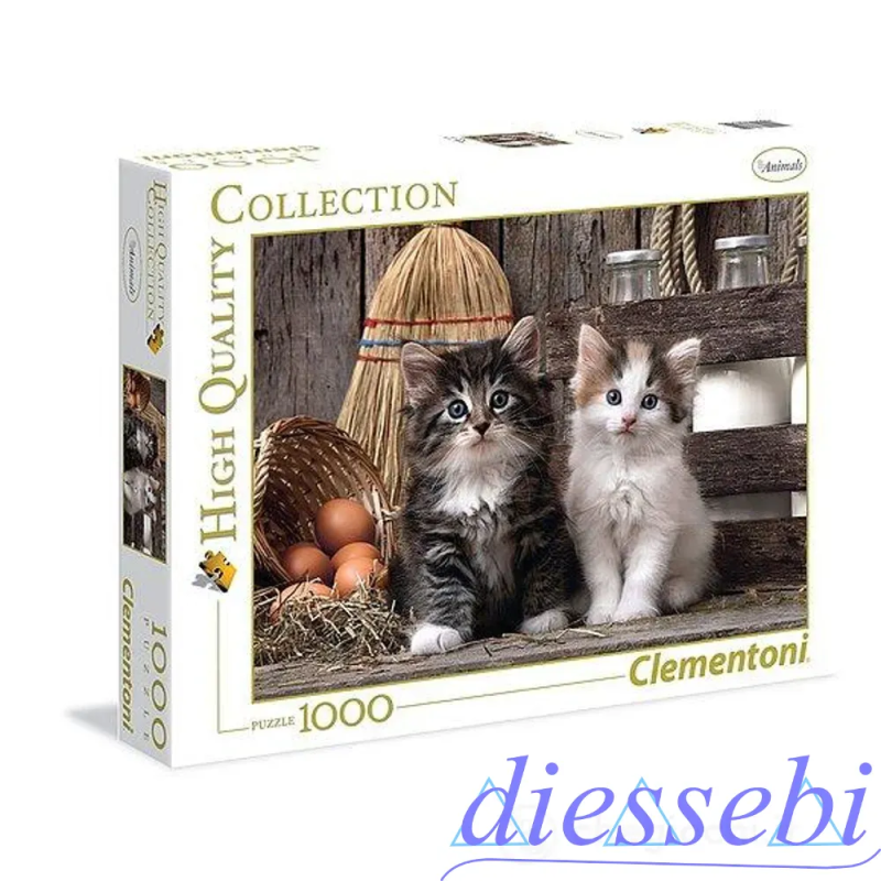 Puzzle 1000 Lovely Kitness Clementoni