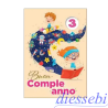Biglietto Compleanno Bimbi con Rotella 1-9 Anni Beige