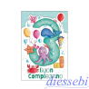 Biglietto Compleanno Sagomato 3 Anni