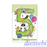 Biglietto Compleanno Sagomato 5 Anni