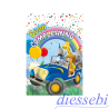 Biglietto Compleanno Bimbi Sagomato Moving Giallo