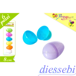 Uovo Colorato Apribile 8cm in Plastica -  PasquAllegra Golden Hill