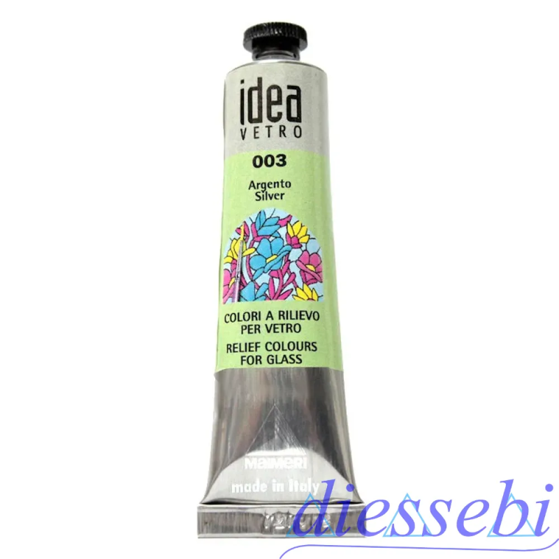 Colore per Vetro Imitazione Piombo Argento CWR