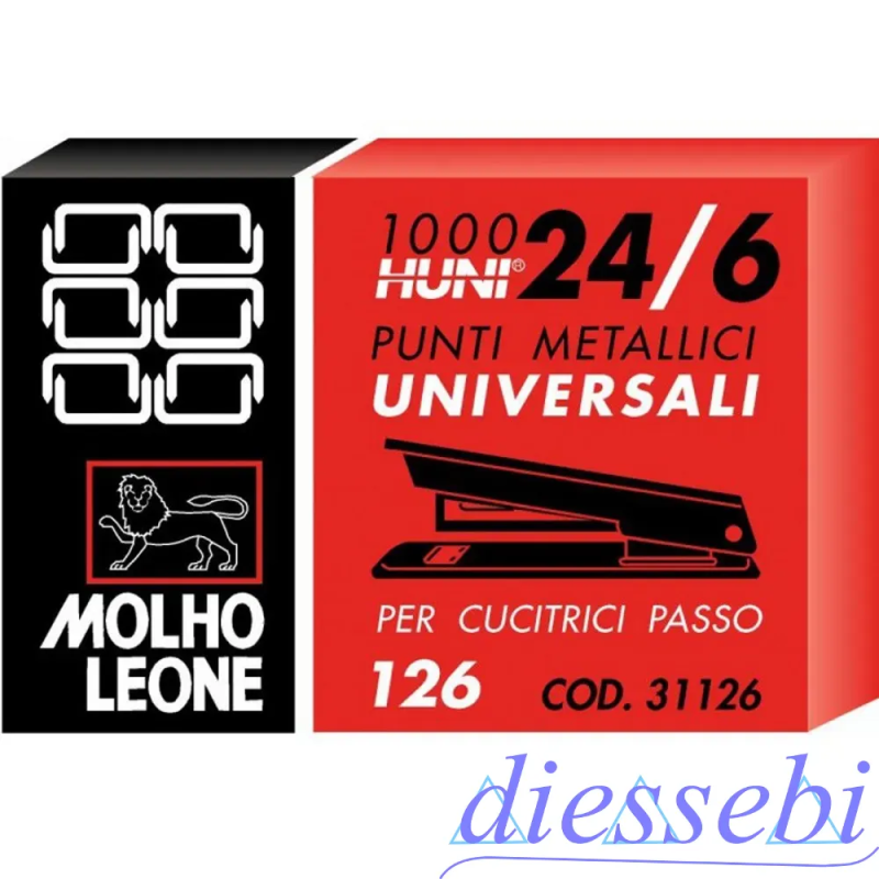 Punti Cucitrice 24/6 Leone