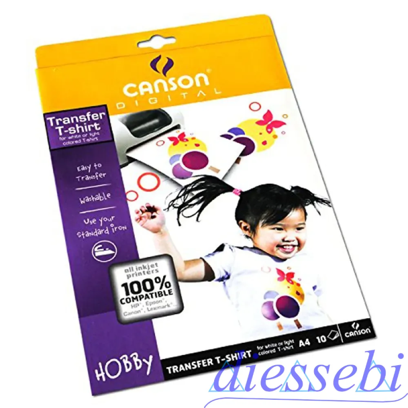 Foglio T-Shirt Transfer A4 Bianco Canson