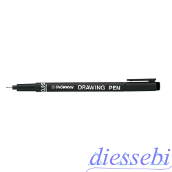 Penna 0.5 Nero Snowman