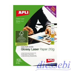 Carta Fotografica Patinata A4 210gr Stampante Laser